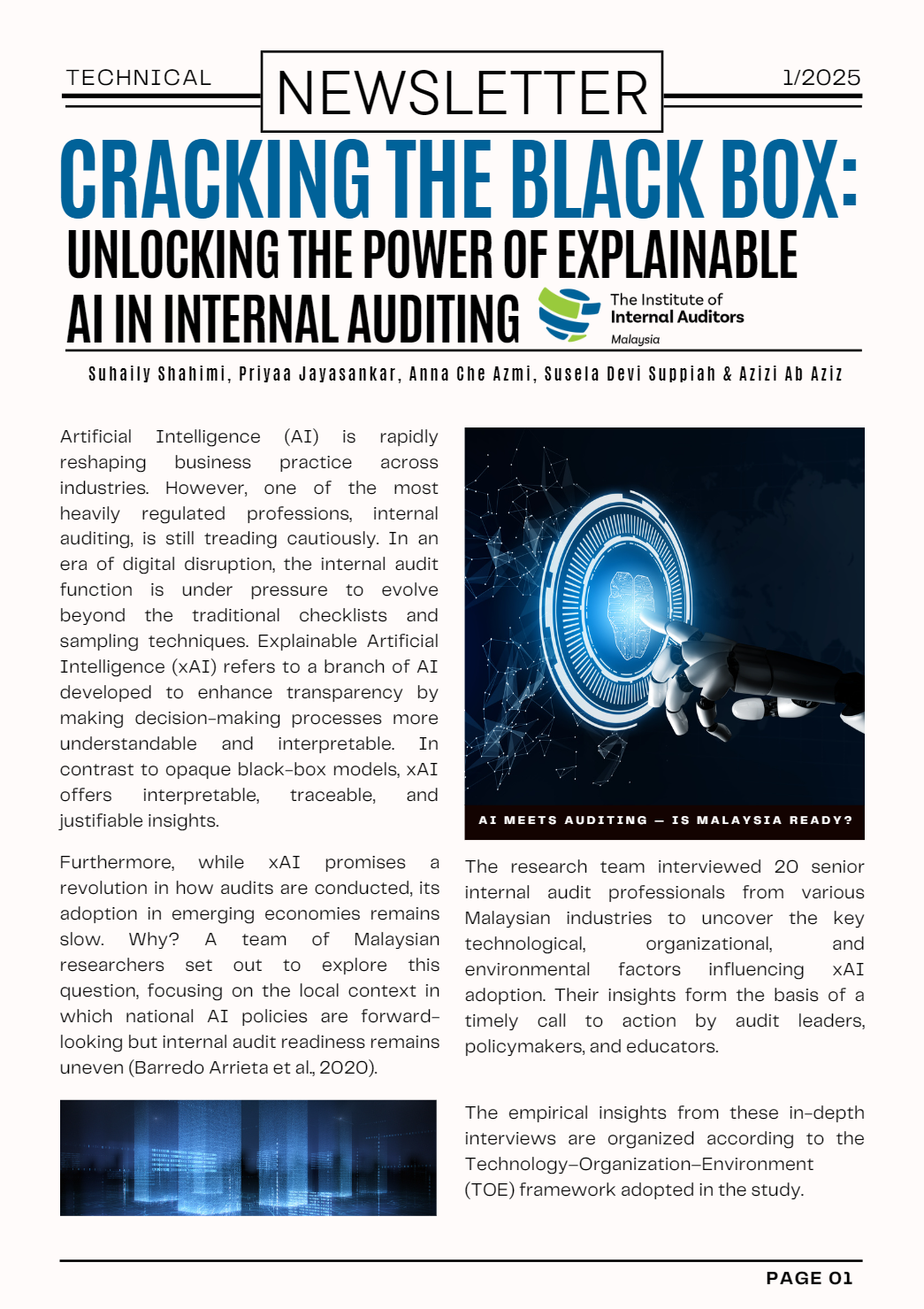 Cracking the Black Box: Unlocking the Power of Explainable AI In Internal Auditing