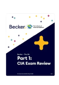Becker CIA Single Part
